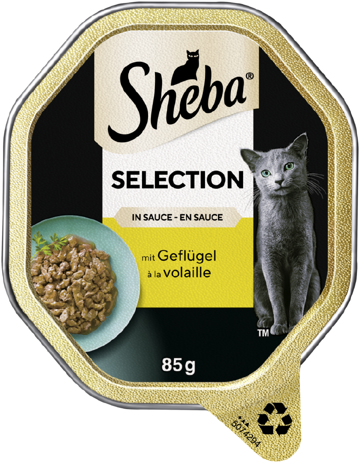 Sheba Katzen-Nassfutter Selection Geflügel in Soße
